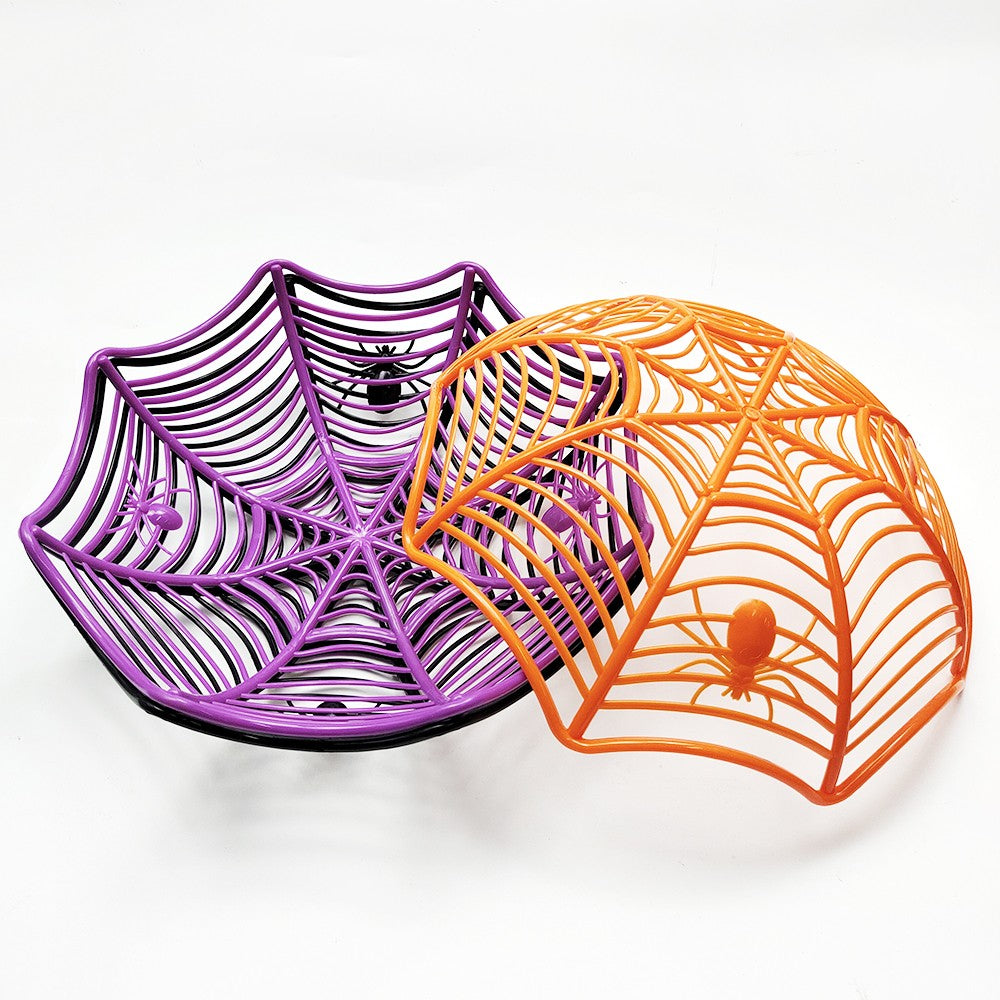 Halloween Candy Basket Halloween Snacks Fruits Bowl Biscuit Packaging Basket Trick or Treat Decoration Halloween Party Supplies
