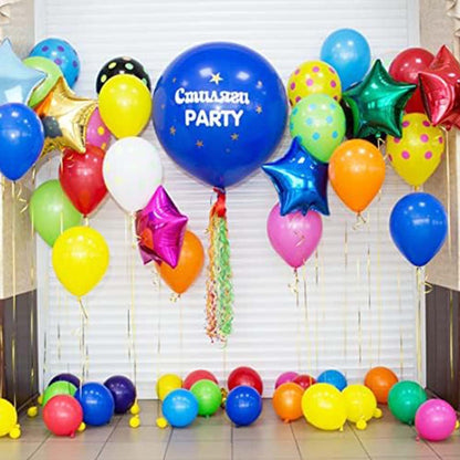 10pcs 18inch Star Foil Balloons Helium Balloon Children toy Gift 1st Birthday Party Wedding Decorations kids Globos Baby Shower