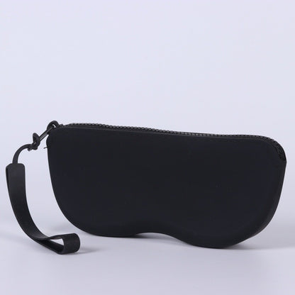 Soft Silicone Zipper Glasses Bag Storage Waterproof Bag Cosmetic Coin Bag for Women Girls Dustproof Glasses Box