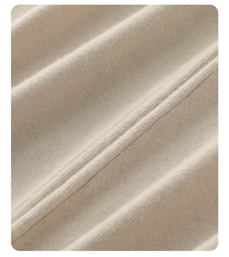 High Waist Wide Leg Woolen Pants Women's Loose Casual Black Long Trousers Autumn Fashion Elegant Commuting Style