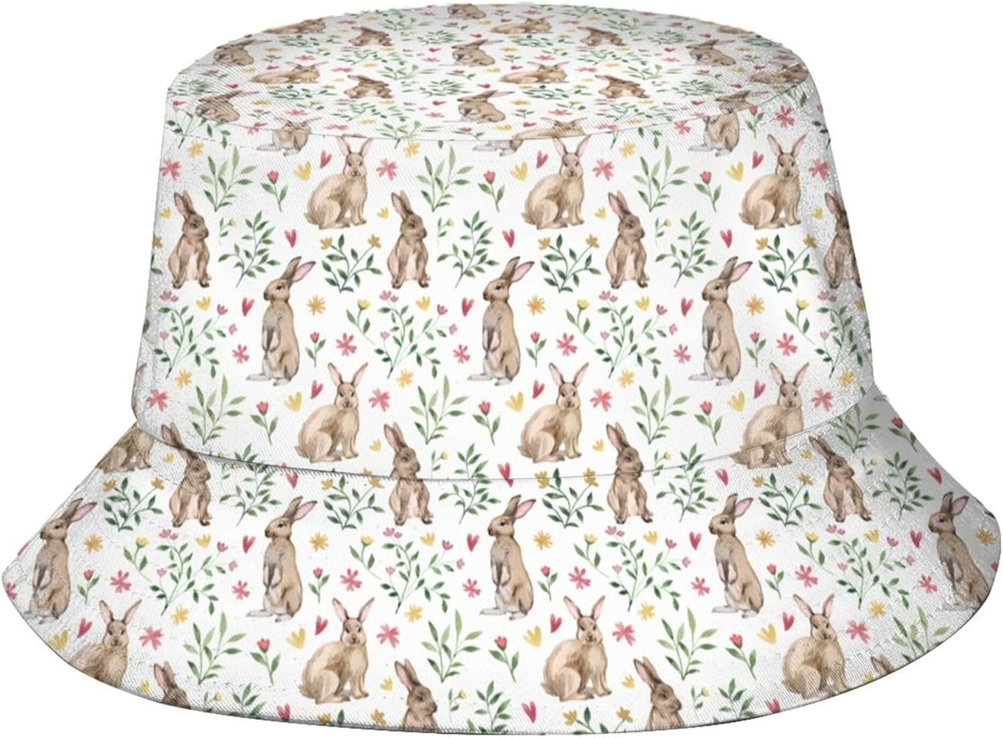 Easter Eggs 4 Bucket Hat for Women Men Summer Travel Beach Sun Cap Easter Hat Outdoor Fisherman Hat Unisex