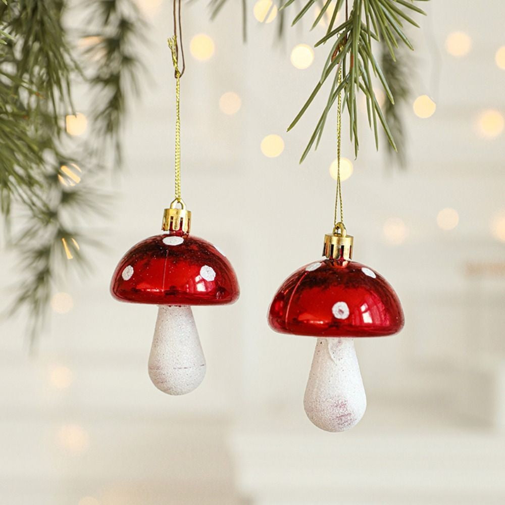 2PCS Red&white Christmas Hanging Decoration Plastic Santa Clause Xmas Ornament Ball Festival Camera Owl Xmas Baubles