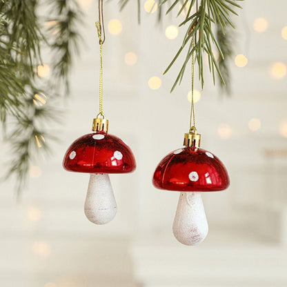2PCS Red&white Christmas Hanging Decoration Plastic Santa Clause Xmas Ornament Ball Festival Camera Owl Xmas Baubles