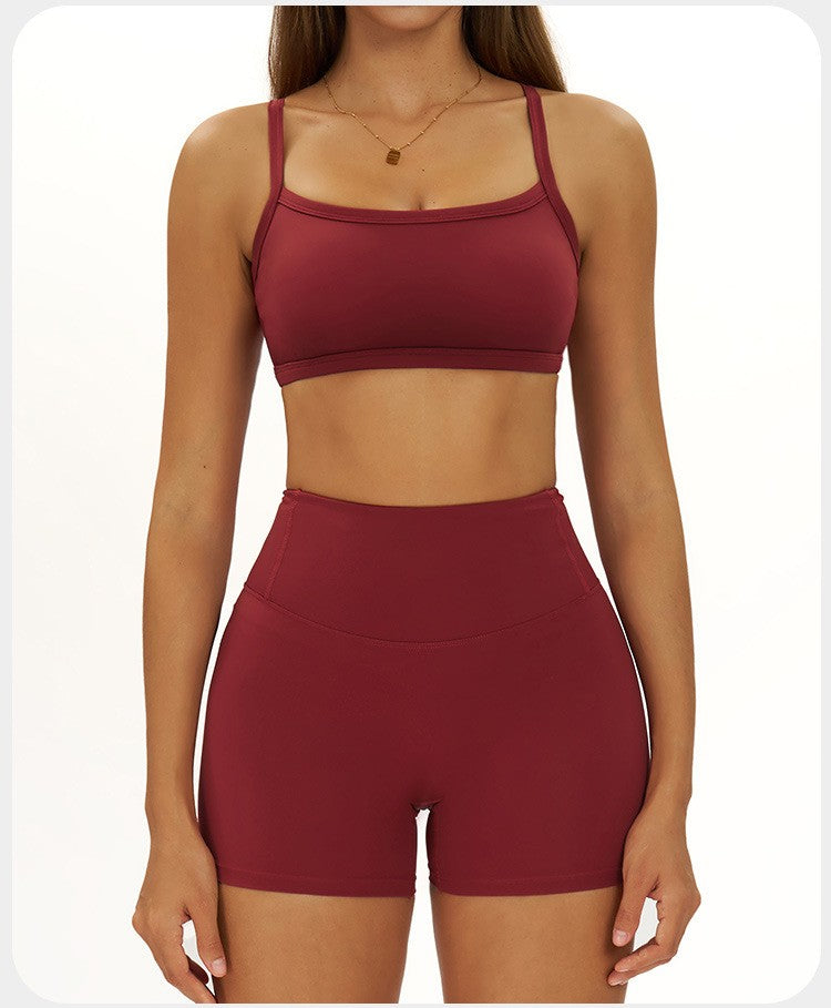 2 Pieces Women's Tracksuit Seamless Yoga Set Workout Outfit Sportswear Gym Clothing High Waist Leggings Fitness Bra Sports Suits