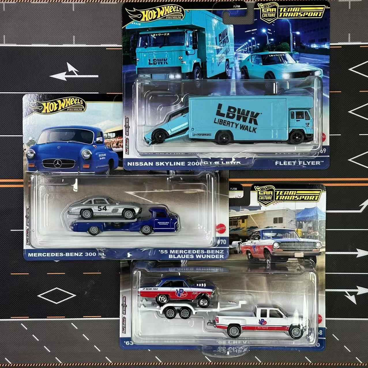 Novos Hot Wheels Legends Tour Team Transport 2025 - Bmw M3 e Hw Rally Hauler Carrinhos de Brinquedo na Escala 1:64 Presentes Infantis para Feriados