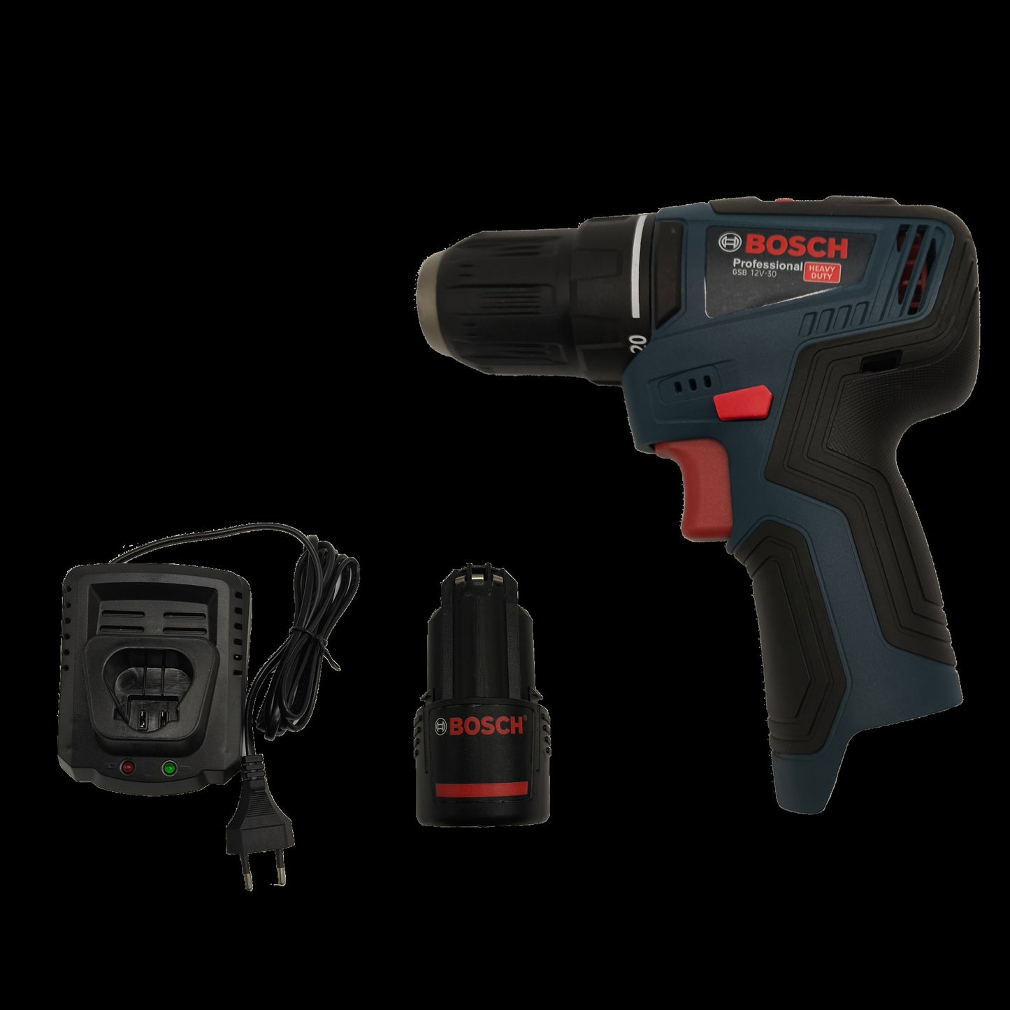 Furadeira elétrica profissional Bosch-GSB-12-V30, parafusadeira sem fio, multifuncional, para uso doméstico, chave de fenda, faça você mesmo