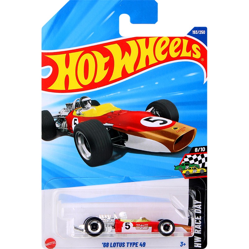 Hot Wheels C4982 2025-J Ferrari Mercedes F1 McLaren Porsche 1:64 Alloy Cars, Diecast Model Collection for Racing Fans & Kids