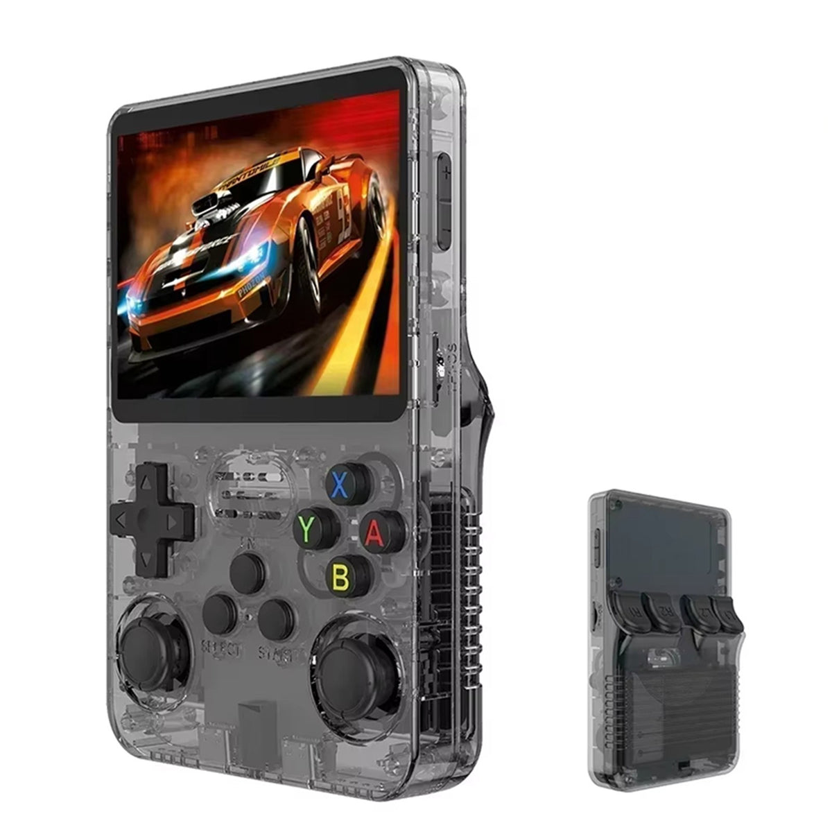 R36S Original Retro Handheld Game Player Arkos System 3.5" IPS Screen Portable 64/128GB Hall Effect Emulator Wireless Gamepad