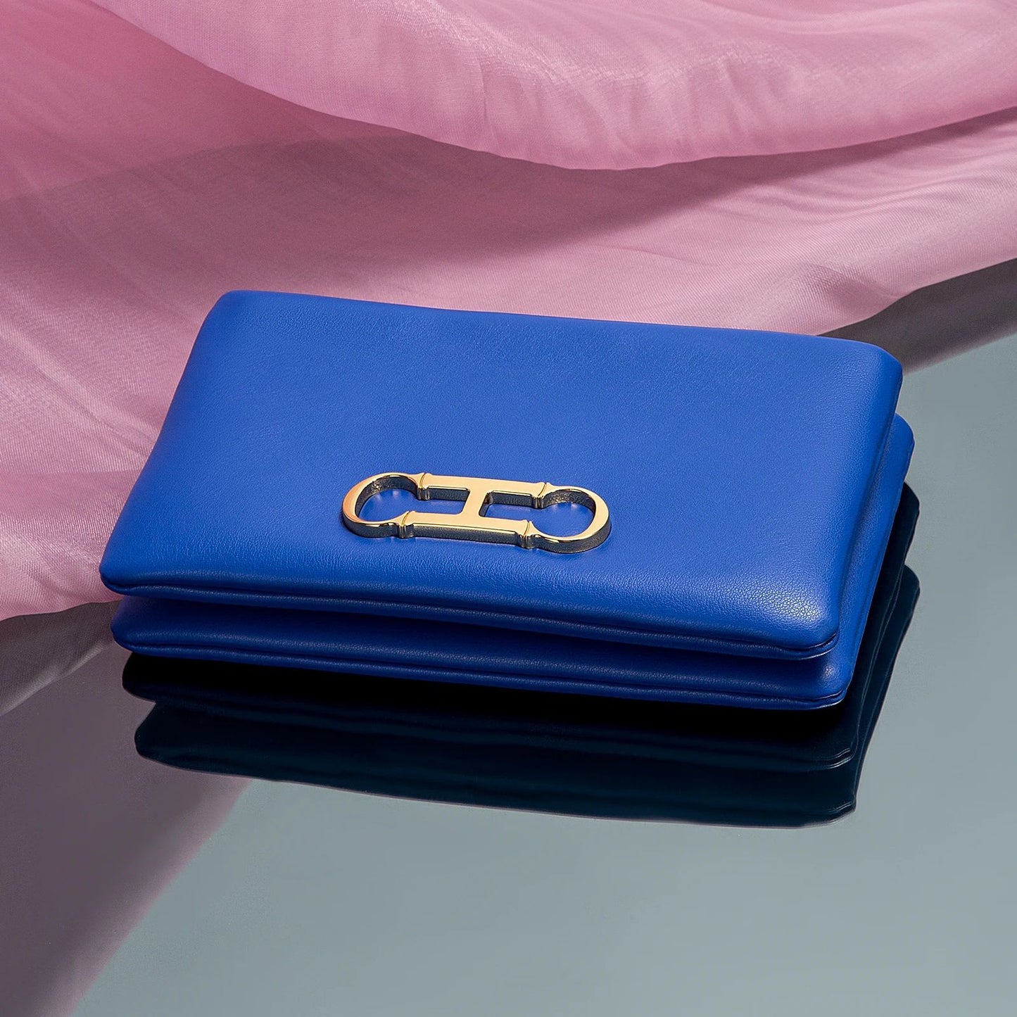 Fashionable Luxury Design 2024 Women's Solid Color Rectangular Handbag Business Party Letter Design Card Bag