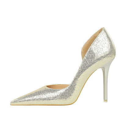 BIGTREE Shoes Sequin Cloth Women Pumps Fashion Wedding Shoes Luxury High Heels Women Shoes Stilettos Heels Sexy Party Shoes 2025