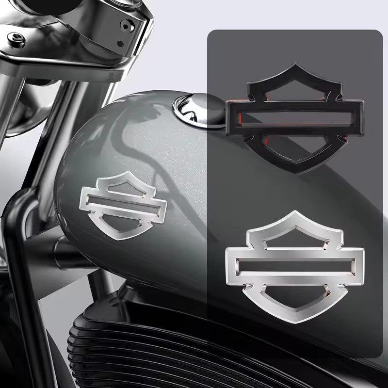 Adesivos Metálicos 3D Acessórios Para Motocicletas Emblema Logo Decalques Adesivo De Decoração De Crachá De Corpo Lateral Para Tanque De Combustível Para Harley Davidson