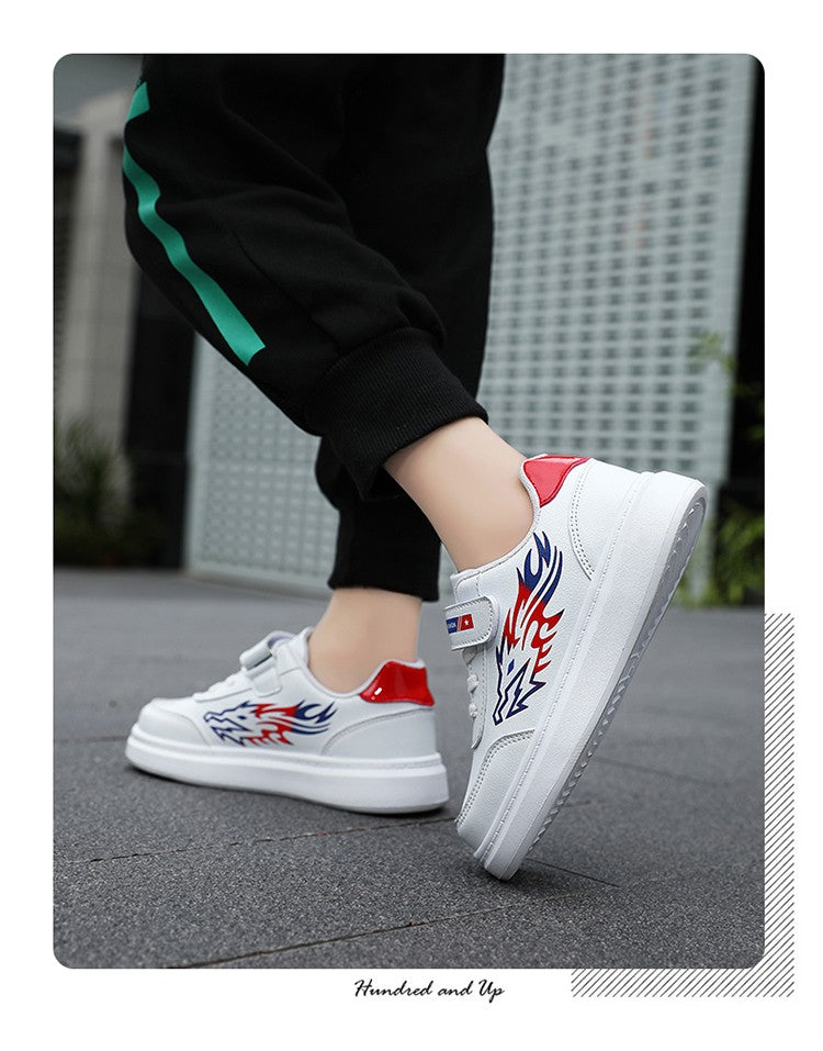 Children's Sports Shoes Boys Casual Running Sneakers Breathable Non-Slip Flat Walking Shoes Fashion Kids Athletic Footwear