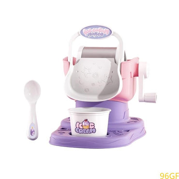 96GF Máquina de Sorvete Manual para Sobremesas Congeladas Caseiras Brinquedo Criativo de Cozinha Educacional para Crianças