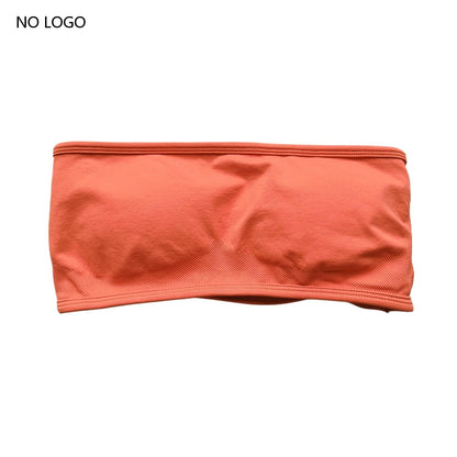 ARFTE Backless Bandeau Sports Bra Gym Women Top Crop Tube Seamless Bras Yoga Tops  Workout Sportswear Push-up Fitness Gym Bra