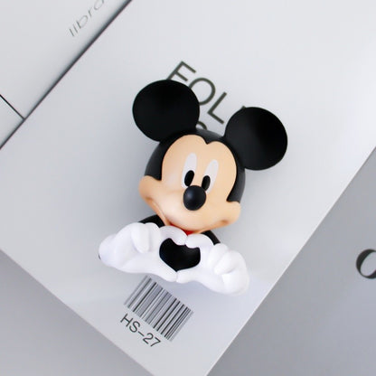 Textura Fina Combinada de Restauração Original de Anime, Presente de Brinquedo Mickey Minnie, Ornamento de Decoração de Sala de Estar de PVC Disney 10cm de Sucesso