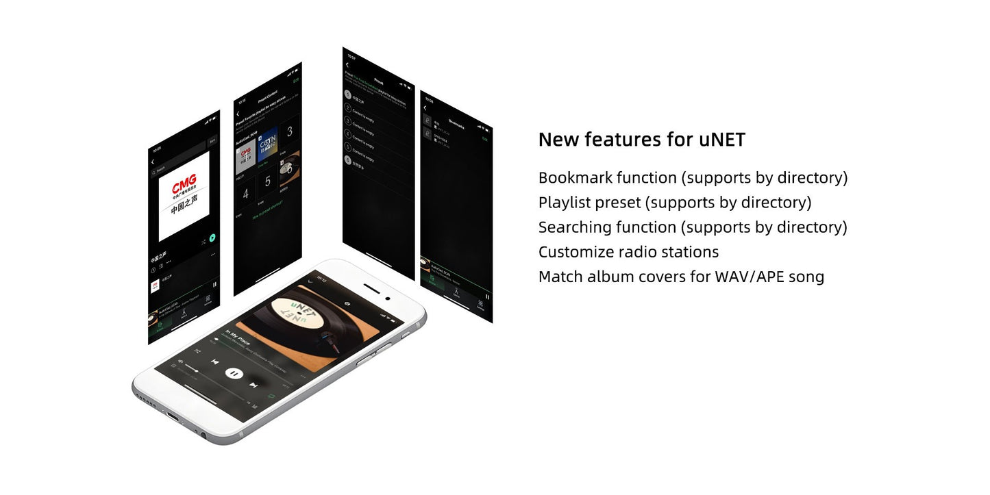 Receptor de áudio sem fio Wifi para streaming de música Audiocast Ieast pPlay M5 DLNA para adaptador de áudio Airplay com função multiroom