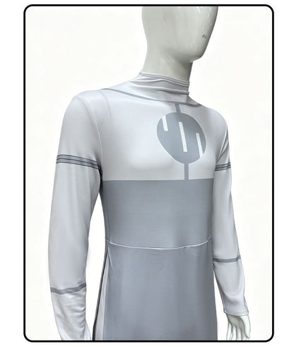 Adult Invincible Omni-Man Cosplay Costume Nolan Grayson Viltrumite Outfit Jumpsuit with Cloak for Halloween Anime Role Play