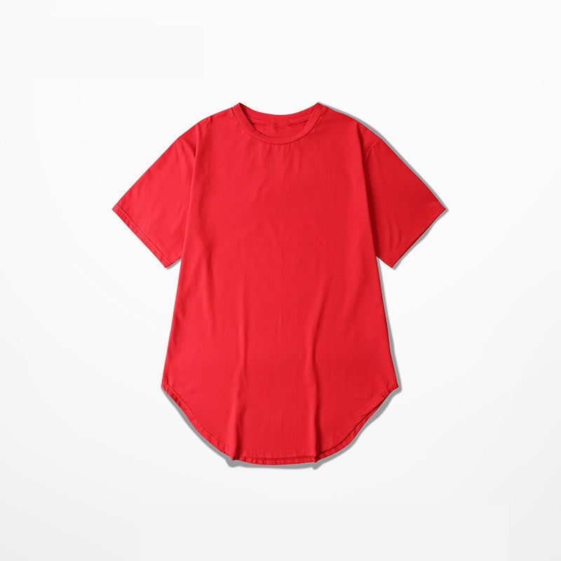2025 MRMT High Street Arc Hem Mens T Shirt High Quality Cotton Men T-Shirt Lengthened Over Size Man Tops Tees For Male Tshirt