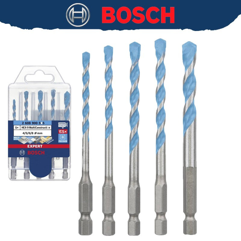 BOSCH Acessórios de Ferramentas Jogo de Brocas Suporte de Bits Broca Helicoidal Acessórios de Ferramentas Multifuncionais 2608522320 2608900585 2608522317