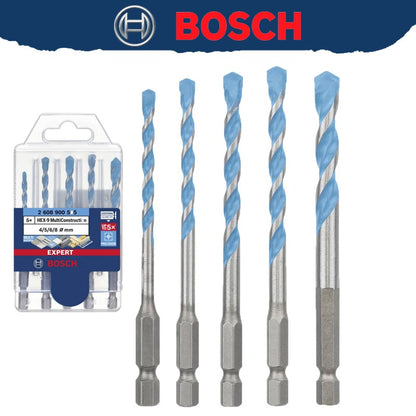 BOSCH Acessórios de Ferramentas Jogo de Brocas Suporte de Bits Broca Helicoidal Acessórios de Ferramentas Multifuncionais 2608522320 2608900585 2608522317