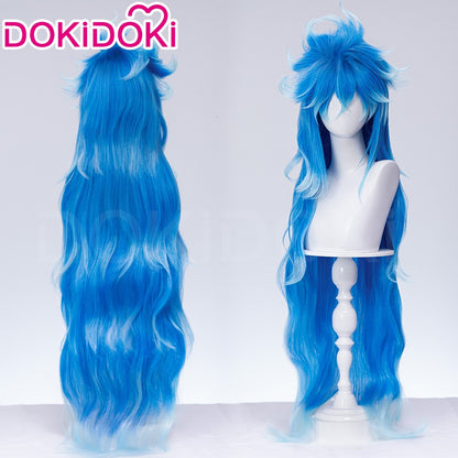 ?Ready for Ship?Idia Malleus Leona Vil Crowley Wig Game Cosplay DokiDoki Men 120cm Long Hair Fiber Idia Halloween  Free Wig Cap