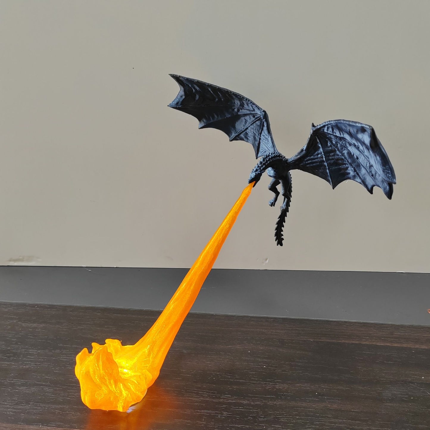 Dragon Flame Decor 3D Dragon Flame Book Nook Flying Fire Dragon Statue Unique Christmas Birthday Gift for Dragon Lovers Home USe