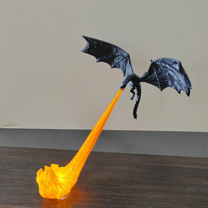 Dragon Flame Decor 3D Dragon Flame Book Nook Flying Fire Dragon Statue Unique Christmas Birthday Gift for Dragon Lovers Home USe
