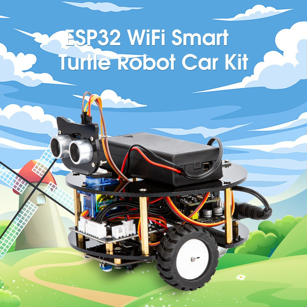 ESP32 Smart Robot Car Kit Carro de Controle Remoto para Projeto de Programação Arduino Kit de Codificação Científica de Educação STEM
