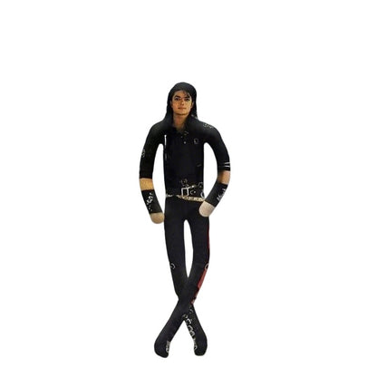 Anime Cosplay MJ Michael Jackson Plush Plushy Prop Doll Plush Stuffed Figure Dolls Room Decoration Abstract Joint Mobility Props