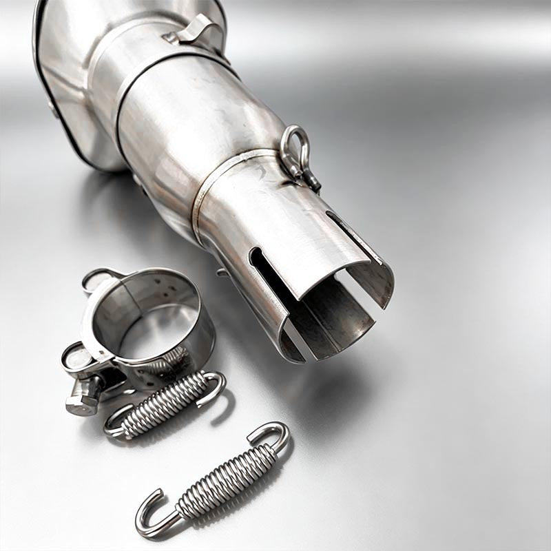 28 32 38 45mm Adapter 51mm Exhaust Section Non-Destructive Install Motorcycle Exhaust Pipe Modification Exhaust Middle Section