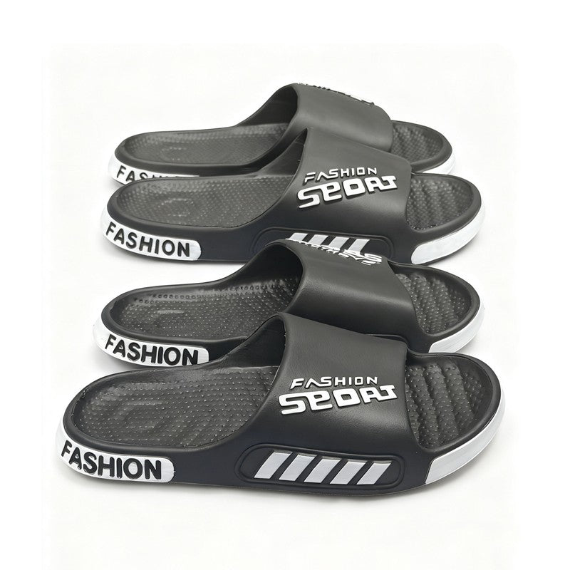 Big Size 48-49 Men Slippers Summer Flat Sole Home Slippers For Women Man Open Toe Trend Slides Couple Light Beach Shoes Sandals