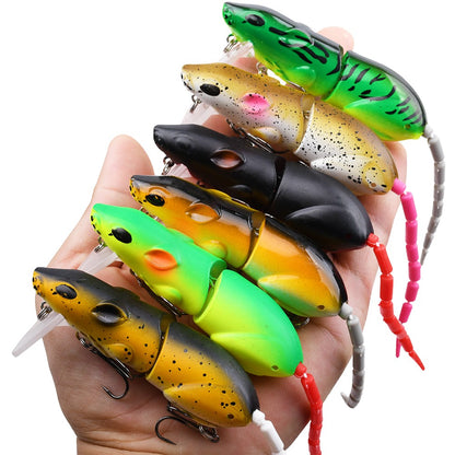 15.5g Mouse Lure Artificial Plastic Mouse Fishing Lure Swimbait Rat Pike Bass Minnow Floatingbaits Fishing Tackle Accessories