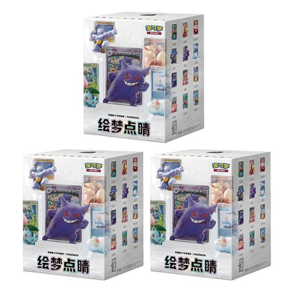 PTCG Dreamy Paint 151: Kit de Bonecos Colecionáveis (Chinês Simplificado), Caixa Surpresa, Modelo de Anime, Pacotes de Cards Impulsionadores – Pronta Entrega