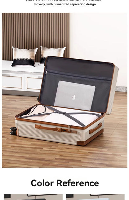 2025 New Wide-Rod Shockproof Braking Large Capacity Travel Suitcase 20" Checked Luggage Locking Bag