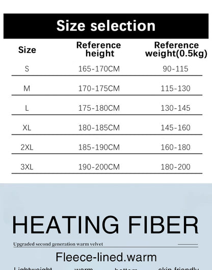 Men's Clothing Winter Warm Undershirts Plush Thermal Underwear Set Elastic Compression Tights Fitness Men's Track Suit Set