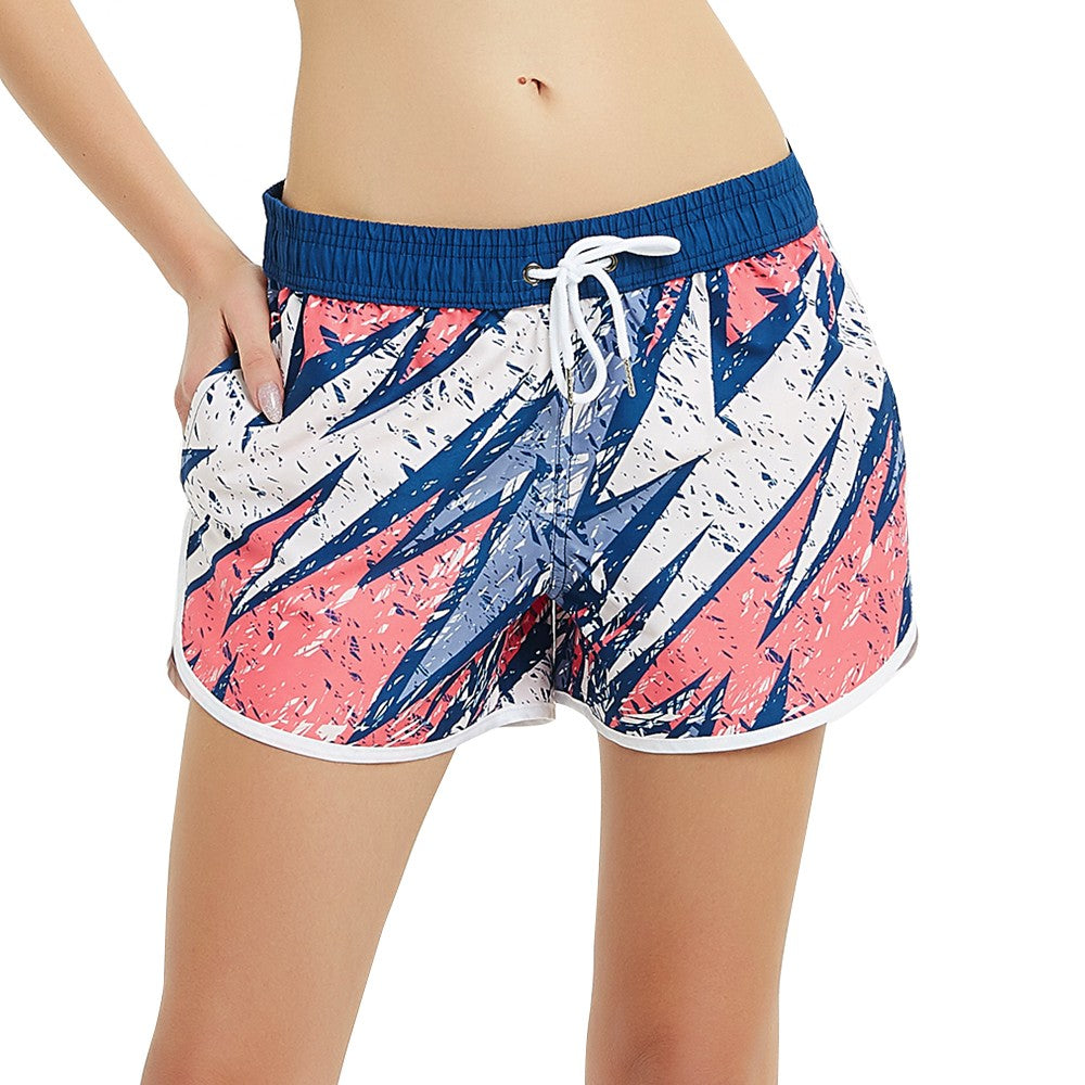 HOTMANGO Women's Beach Shorts Quick Drying Loose and Comfortable for Surfing Swimming Watersports Large Size Brand Direct Sales