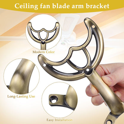 Replacement Arm Bracket Fan Blade Support Ceiling Components Hardware Parts Ceiling Fan Light Blade Support Rod Accessories