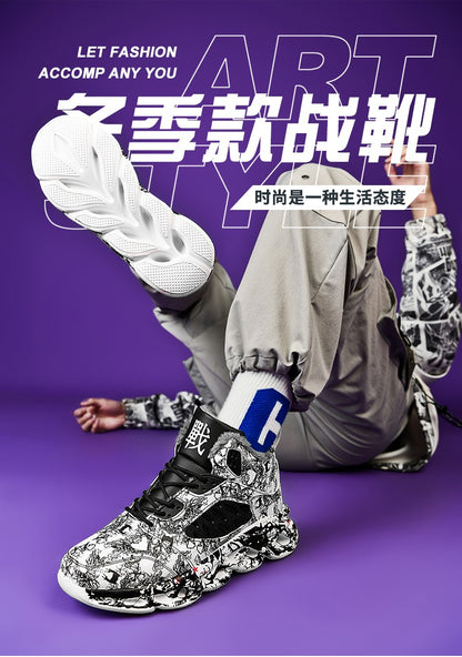 men boots 2023 New Winter Slippers Warm Men Shoes Waterproof Non-Slip Plush Sneakers Male tenis shoes Boots Men Sneakers Winter