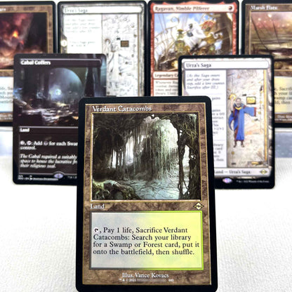 SLD MH2 HOLO7-002 cartas mágicas Simian Spirit Guide Tcg proxy Teferi's Protection Three Tree City fetch lands gathering