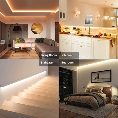 1-5m 5V LED Strip Lights 2835 USB 60 LEDs/m TV Backlight Flexible Lighting Ribbon Tape for Bedroom Wardrobe DIY Decoration Light