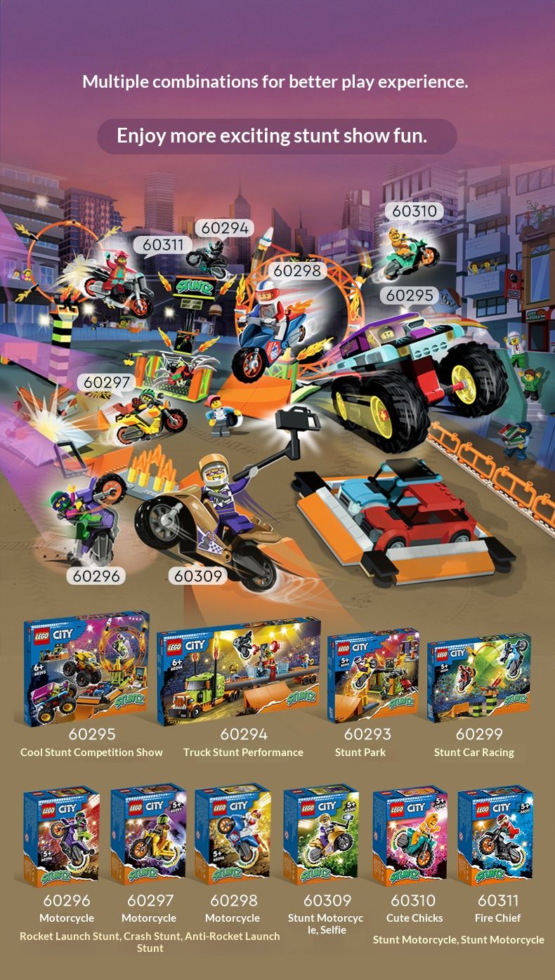 Lego Blocos 60293 60373 60374 60430 60443 60447 Blocos de Construção Infantis Brinquedo de Montar Carro Quebra-Cabeça Presente de Natal