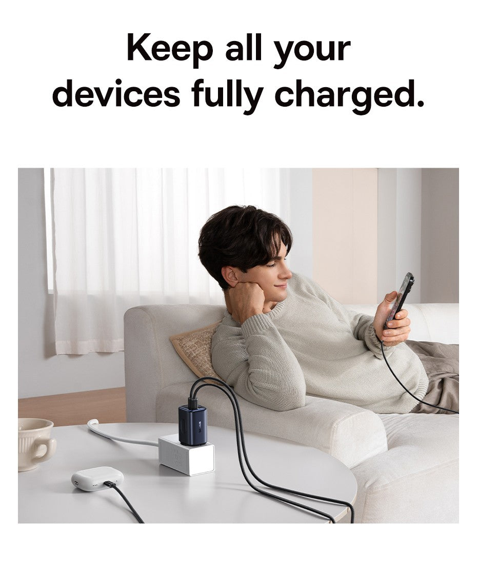 Baseus Picogo 67W GaN Charger PD Charger Type C USB Charger Fast Charging Phone Charger For iPhone 17 16 Travel Charger Portable