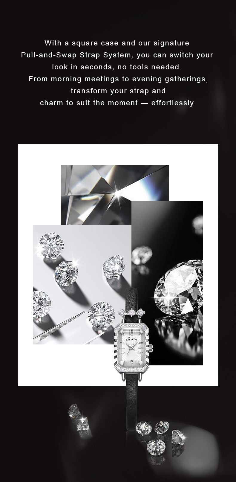 Sotoiru Square Watch For Women Leather Strap Quartz Wristwatch Elegant Dress Watch Christmas Gifts For Girlfriend ?????