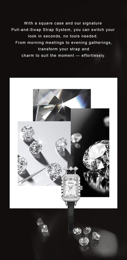 Sotoiru Square Watch For Women Leather Strap Quartz Wristwatch Elegant Dress Watch Christmas Gifts For Girlfriend ?????