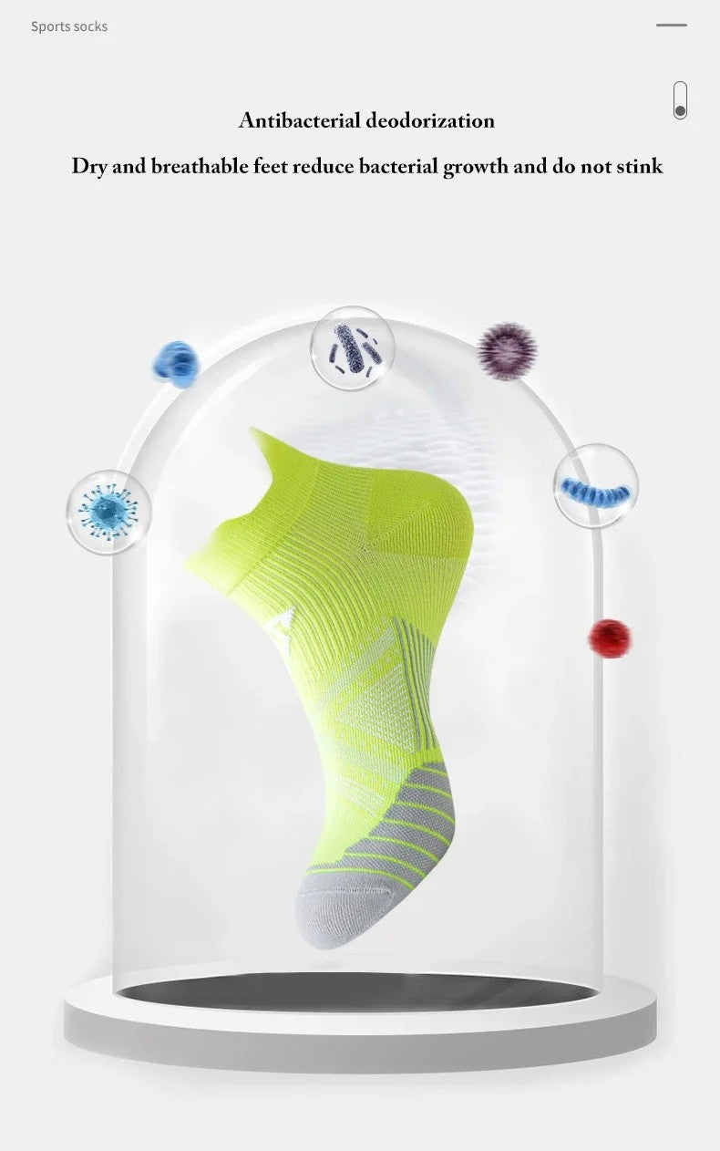 4pairs/Lot Woman Men's Socks Compression Breathable Basketball Sports Cycling Running Towel Socks High Elastic Tube Socks