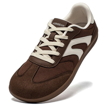 Tênis Unissex HOBIBEAR Barefoot Feminino Masculino Bico Largo Minimalista Zero Drop Antiderrapante Cadarço Casual