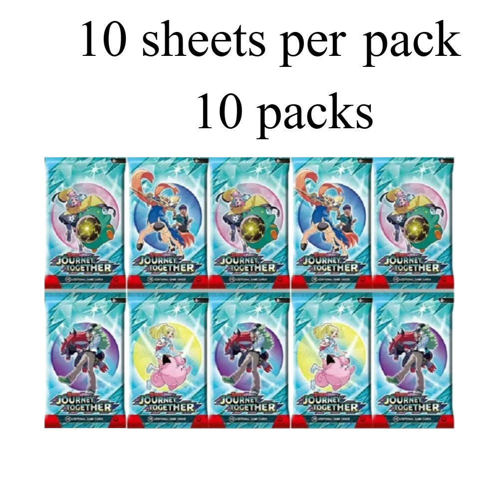 Novos jogos 4-36Pacote de Cartas Pokémon em Inglês Caixa de Booster Black Bolt White Flare Cartas de Batalha Pokémon Troca de Jogo Presente