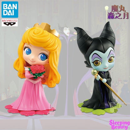 Original Qposket Princesa Disney Gelo e Neve Amor Estranho Elsa Ariel Bela Aurora Branca de Neve Sereia Mulan Boneca de Brinquedo Fofa