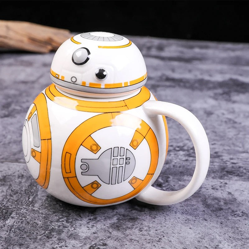 The Mandalorian Mugs Star Wars Creative Mug Electroplated Ceramic Milk Coffee Cups Xmas Anniversary Valentines Birthday Gifts