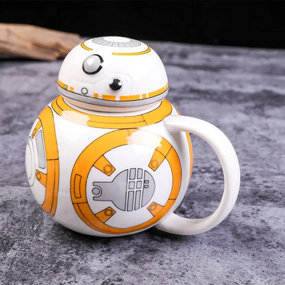 The Mandalorian Mugs Star Wars Creative Mug Electroplated Ceramic Milk Coffee Cups Xmas Anniversary Valentines Birthday Gifts